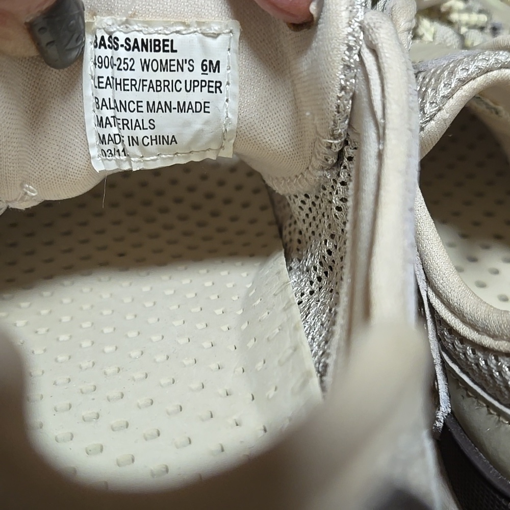 Bass Sanibel Explorer H20 water sneakers in the khaki colorway Ladies Size 6 - Picture 7 of 7